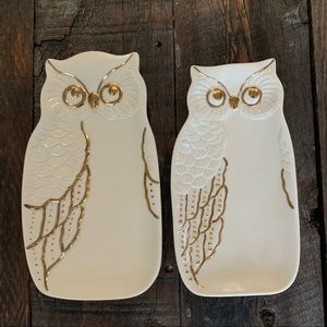Lenox Owl Treat Plate Set